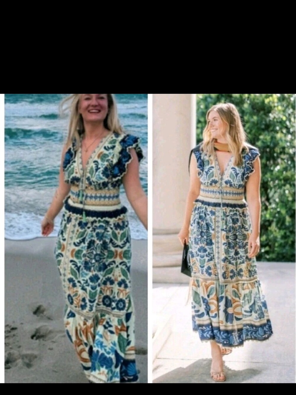 Farm Rio Ocean Tapestry Maxidress - Picture 4 of 9